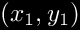 $(x_1,y_1)$
