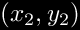 $(x_2,y_2)$